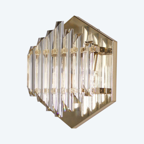 Venini Style Prism Wall Lamp