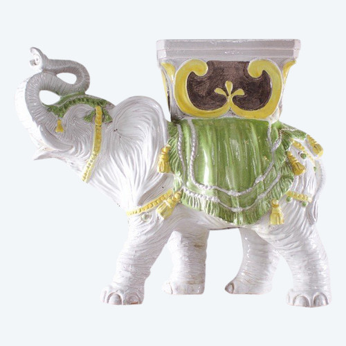 Elephant Bolster In Ceramic 1960’s