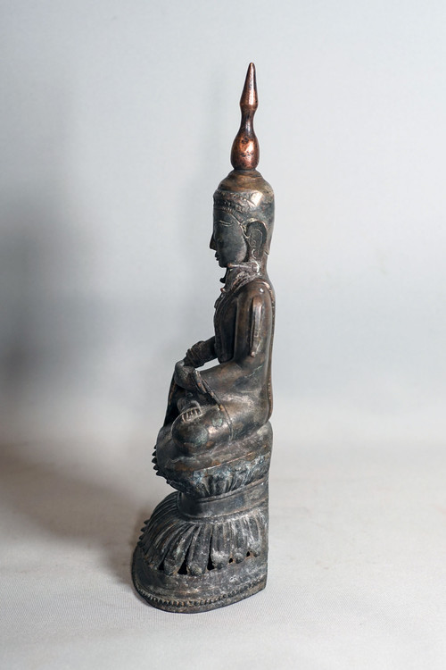Bronzo birmano stile BUDDHA AVA