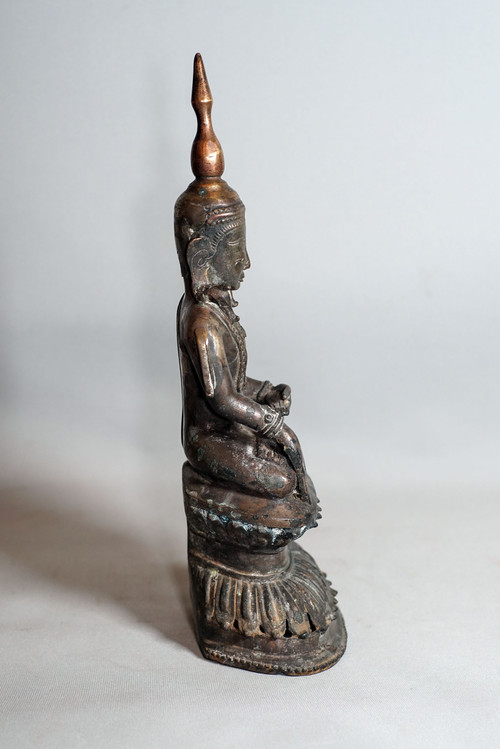 Bronzo birmano stile BUDDHA AVA