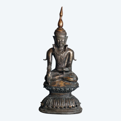 Bronzo birmano stile BUDDHA AVA
