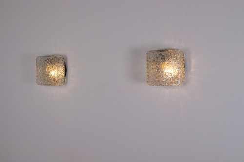 Appliques ‘bubble Glass’ 1970.