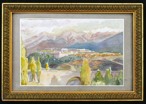 Henri Jacques Hippolyte PÉRIER d'HAUTERIVE, View of the Citadel of Mont-Louis in Cerdagne
