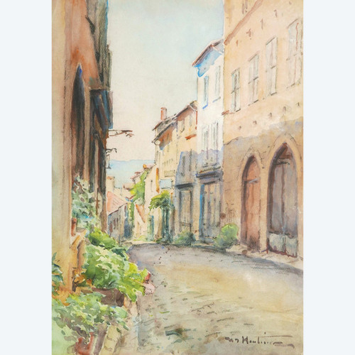 Henri Jacques Hippolyte PÉRIER d'HAUTERIVE, Ruelle in Morlaàs im Béarn