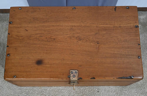 Piccolo baule o cassapanca da marina in teak - Fine XIX secolo