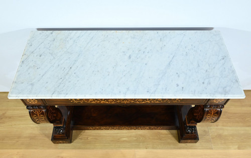 Importante console in palissandro di Prestige, periodo Carlo X - Inizio XIX secolo