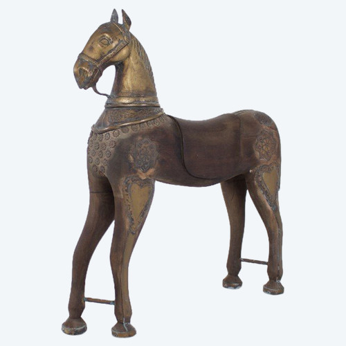 Cavallo del tempio di legno