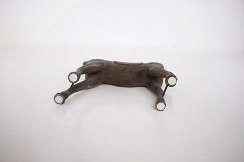 Cavallo del tempio in bronzo e legno