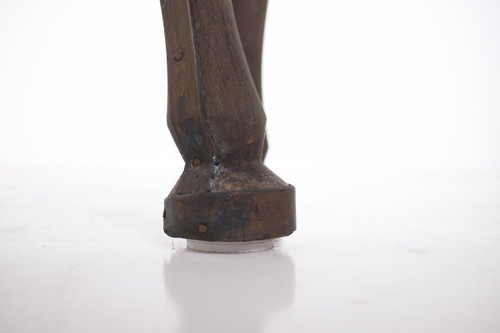 Cavallo del tempio in bronzo e legno