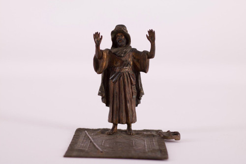 Bronze From Vienna Orientalist "mahometan" Franz Bergman (?)