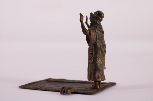Bronze From Vienna Orientalist "mahometan" Franz Bergman (?)