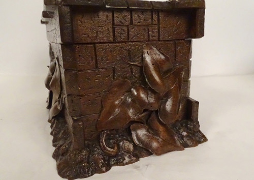 Box Cigar Cellar Carved Wood Black Forest Bird XIXth Century