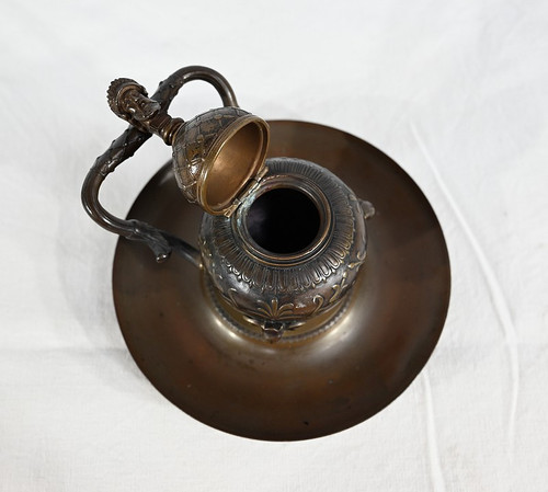Encrier à l’Étrusque en Bronze par F. Barbedienne – 2ème partie XIXe