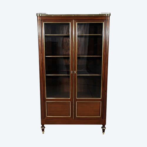 Kleiner Bücherschrank aus Mahagoni, Stil Louis XVI - 2. Hälfte 19.