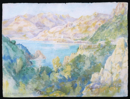 Émile Charles APPAY, Vue du Golfe de Porto en Corse