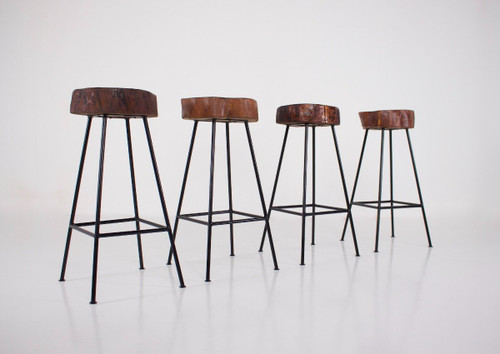 Rustikale modernistische Barhocker