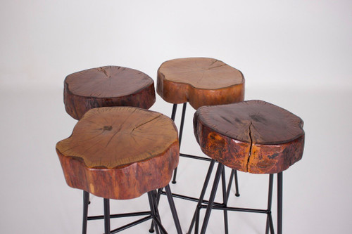 Rustikale modernistische Barhocker