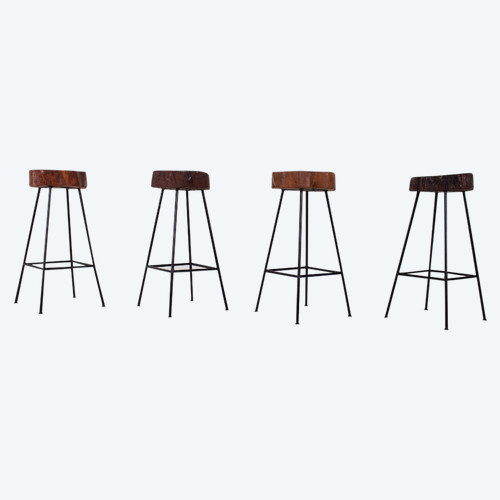 Rustic Modernist Bar Stools