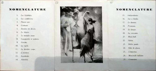 PEINTURE/ HUILE SUR TOILE " DANSEUSES DE FLAMENCO " DE ALBERT EMILE DELLUC "