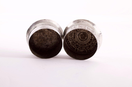 Grande scatola di betel in argento Birmania