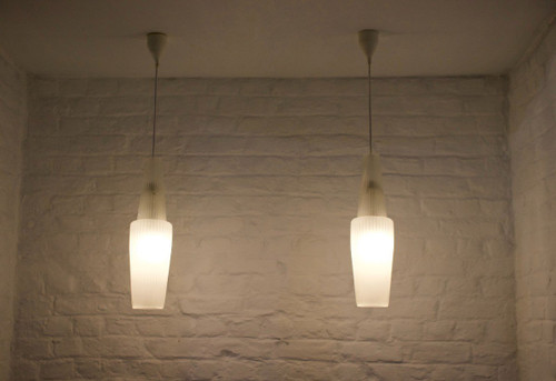 “Pisa” pendant lights, A. F. Gangkofner