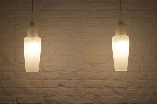 “Pisa” pendant lights, A. F. Gangkofner