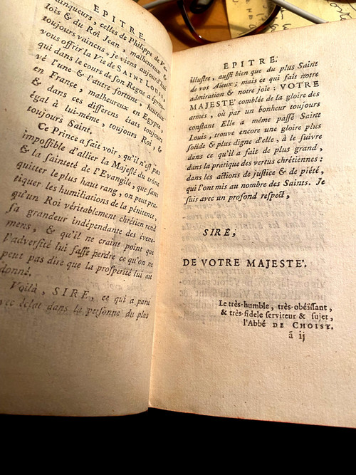 History of France under the Reigns of St Louis, Phil. of Valois, of King Jean of Ch. V 1 & of Ch. VI, by Choisy 17500