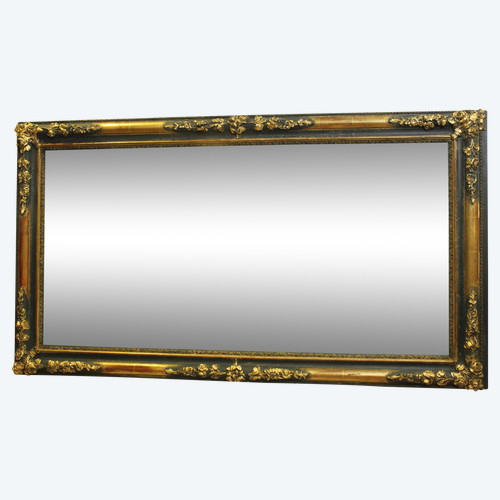 Rectangle Mirror Gold Leaf And Patina 67 x 121 cm