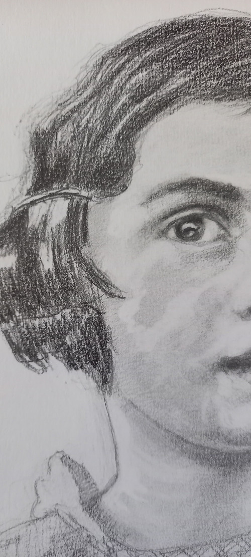 Ritratto di Anne Frank nel 1935/disegno