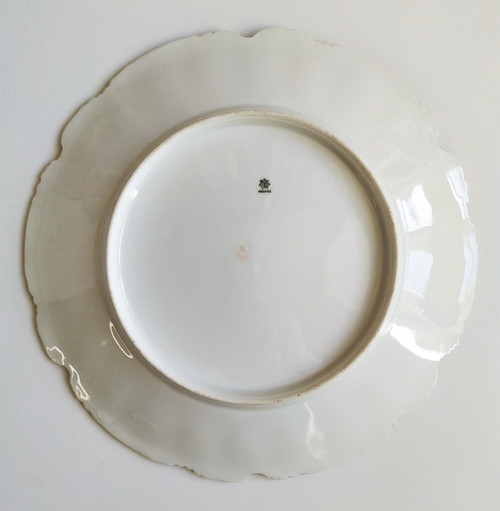 Piatto Decorativo Limoges In Porcellana Dipinta Pesce