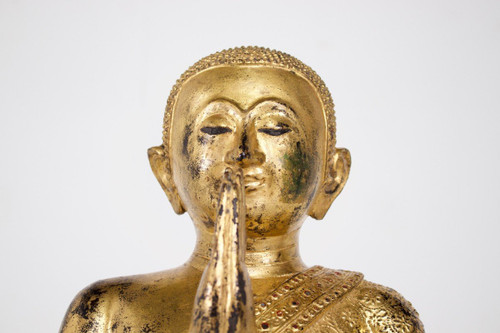 Adoring Moggallana In Bronze.