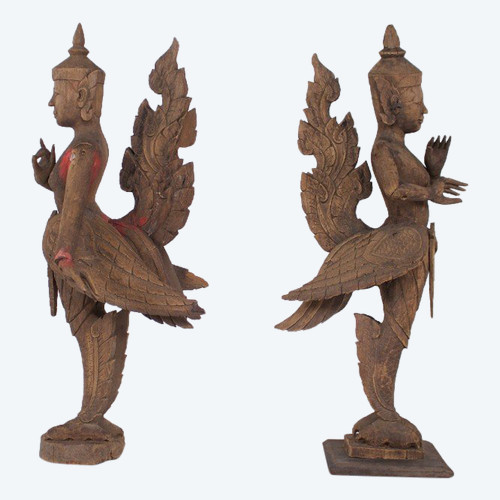 Coppia Birmania, Kinnara e Kinnari