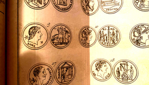Beautiful illustrated copy in 8; Roman History Clarified by Medals, Paris 1783. By J.L. Schulz