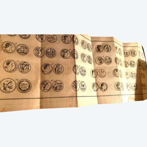 Beautiful illustrated copy in 8; Roman History Clarified by Medals, Paris 1783. By J.L. Schulz