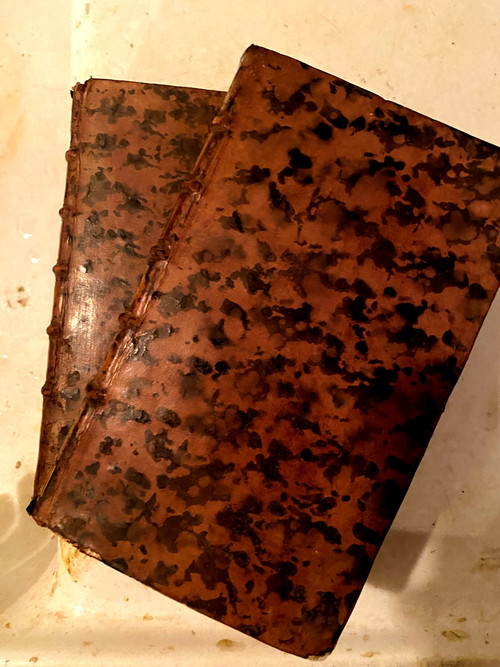 Deux volumes in 12 . A Paris 1755 , De l'Histoire Moderne de Rollin contenant les "Chinois et les Japonais".