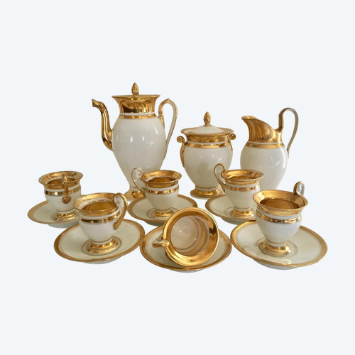 Empire Style Paris Porcelain Coffee Service