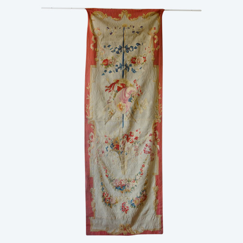 Aubusson Or Beauvais Fine Louis XVI Tapestry In Wool And Silk - Bagpipe Trophy