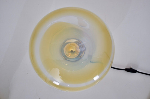 Lampe En Verre Soufflé Opalescent Doria.