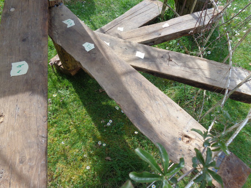 Spiral staircase XV- XVI th century In Oak