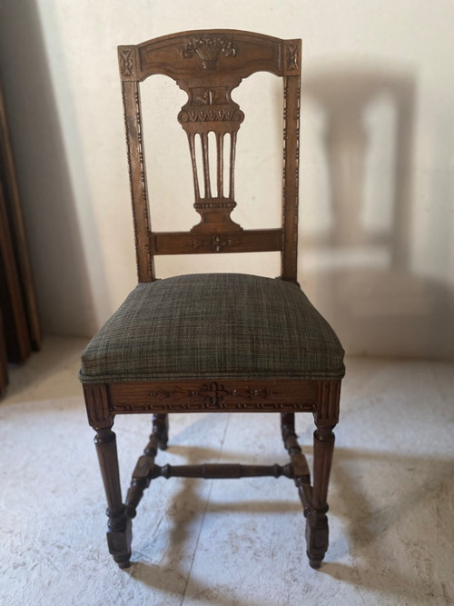 Ensemble 6 Chaises Directoire 19e ( prix spécial actuellement sur simple demande)