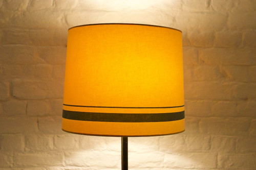 Leather Covered Floor Lamp, K & L Belysning Sweden.