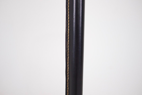 Leather Covered Floor Lamp, K & L Belysning Sweden.