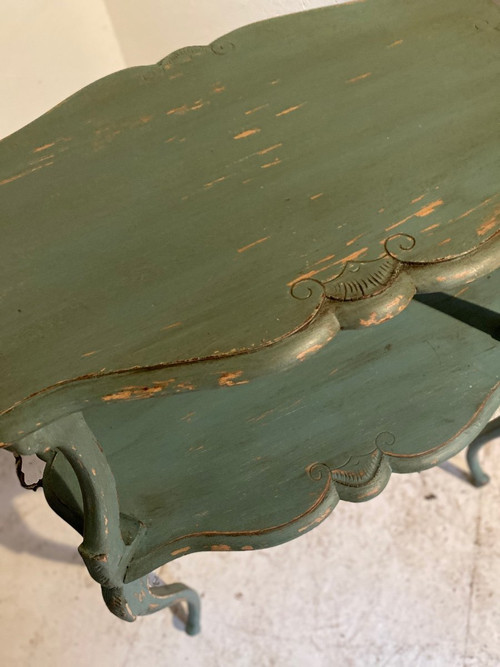 Louis XV Tea Table Year 1900 Scandinavian Patina (special price currently on request)