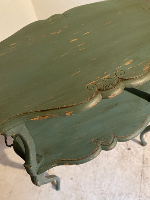Louis XV Tea Table Year 1900 Scandinavian Patina (special price currently on request)