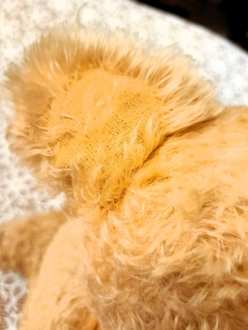 Teddy bear with glass eyes 1920s or 1930s height 57 cm