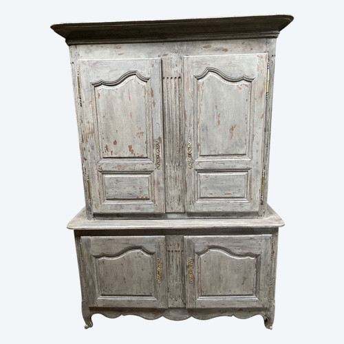 Doppelkorpus Louis XV Eiche patiniert