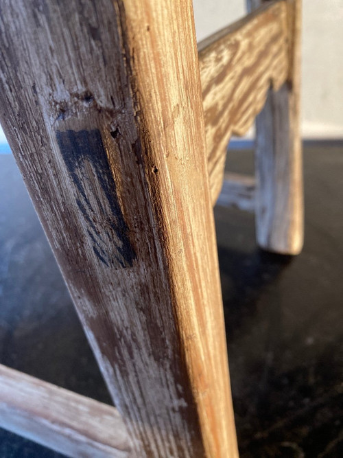 Small 18th Century Bleached Fir Mountain Chair