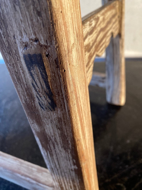 Small 18th Century Bleached Fir Mountain Chair
