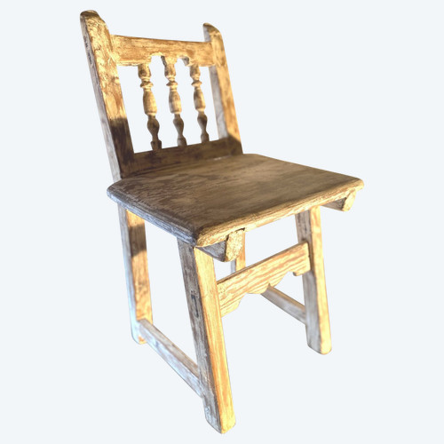 Small 18th Century Bleached Fir Mountain Chair