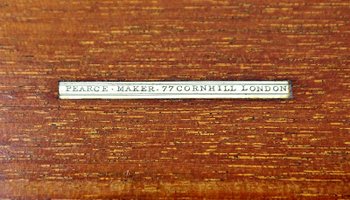 Astuccio da viaggio "Pearce Maker London" - Seconda metà del XIX secolo